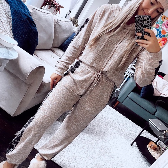 Pants - Cheetah Lounge Set